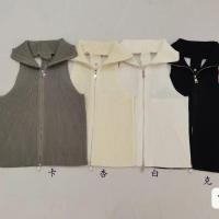 ราคา ฤดูร้อน เผ็ด เด็กผู้หญิง ซิป ถัก เสื้อกั๊ก ใหม่ ดีไซน์ สง่างาม สลิมฟิต สั้นเปลือย เสื้อท่อนบน แจ๊กเก็ต สีดำ ผู้หญิงสไตล์ประกบ เสื้อกล้าม (23060892058)