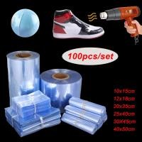 ราคา ถุงฟิล์มหด PVC แบบทนความร้อน 100 ชิ้น ถุง DIY สำหรับจัดเก็บและปิดผนึก ถุงโพลีพลาสติกใส ถุงเครื่องสำอาง ถุงหดแบบปิดผนึกด้วยความร้อน พัดลมดูดอากาศ ถุงหดแบบปิดผนึกด้วยความร้อน Xaieuire (22722157566)