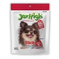 ราคา ซอง JerHigh เจอร์ไฮ สติ๊ก ขนมหมา ขนมสุนัข อาหารสุนัข 400 กรัม (22518131423)