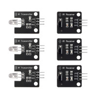 ราคา TQHE 38Khz Ir Receiver Ir Transmitter Sensor Module Kit IR Digital 38KHz Infrared Receiver Module Infrared Sensor Module (23042783731)