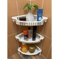 ราคา Pioneer ชั้นเข้ามุมวางของในห้องน้ำ 4 ชั้น ชั้นวางเข้ามุม 3 ชั้น ชั้นวางมุมสามเหลี่ยม ชั้นวางสีขาว shelf (22804972637)