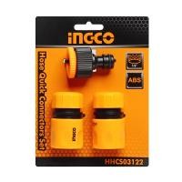 ราคา INGCO ชุดข้อต่อสายยาง HPHM0201 1ชิ้น HHCS03122 3ชิ้น HHCS05122 5ชิ้น (22920813014)