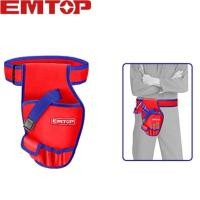 ราคา EMTOP กระเป๋าเครื่องมือช่าง คาดเอว พร้อมเข็มขัด ขนาด 290 x 190 มม รุ่น ETBG48034 Tools Bag กระเป๋าช่าง กระเป๋าคาดเอว เจ้าใหญ่ (21777481037)