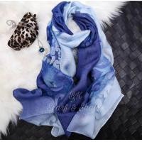 ราคา S6 ผ้าไหมแก้ว มี 16 สี ผ้าพันคอ ผ้าคลุมไหล่ two tone Silk Scarf (15214480134)