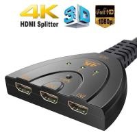 ราคา HDMI Switch IN3 OUT1 Port ตัวแยก HDMI 3 ทาง พร้อมสาย HDMI (3896928116)