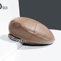 ราคา หมวกเบเร่ต์ หนัง PU ทรงฟักทองโชว์ขอบ ส่งจากไทย (20105164216)