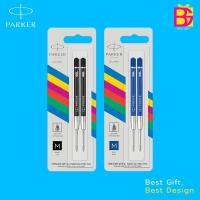 ราคา แพ็คคู่ PARKER ไส้ปากกาลูกลื่นหมึกเจล PARKER Quink Ballpoint Gel Ink Refill หัว M 0 7 มม (22534973372)