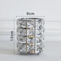 ราคา ELFtmall กระบอกแปรงแต่งหน้า ถ้วยใส่แปรงแต่งหน้า คริสตัลดีไซน์สวยหรู ทรงกระบอก ที่เก็บแปรงแต่งหน้า เอนกประสงค์ ที่ใส่ของใช้ต่างๆ (21752529552)