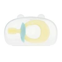 ราคา จัดส่งจากกทม ทูอินวัน 360 องศา อ่อนนุ่ม มีที่กั้นไม่ให้ทิ่มคอ BPA FREE แปรงสีฟัน ยางกัด กล่องของขวัญ (16273977879)