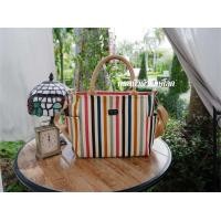 ราคา กระเป๋าสะพายข้างผ้าแคนวาสสายรุ้งโทนหวาน (20178620860)