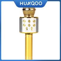 ราคา HUAQOO ไมค์บลูทูธ ws858 ไมค์โครโฟน ลำโพงไมค์บลูทูธไลฟ์แท้ บูลทูธไร้สาย Wirless karaoke microphone ไมค์ไร้สาย (22186764370)