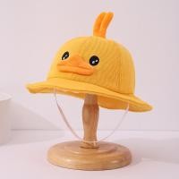 ราคา พร้อมส่ง หมวกลูกเป็ดสีเหลืองน่ารักของเกาหลี เป็นหมวกบักเก็ตทำจากผ้าฝ้ายสีพื้นและมีการตกแต่งด้วยลายเป็ดน้อย หมวกแฟชั่นเด็ก หมวกเด็กกันแดด ขนาดปรับได้ มี 4 สีให้เลือก พร้อมส่ง (23310412203)
