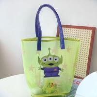ราคา SHAN กระเป๋าช้อปปิ้งลายหมีสตอเบอร์รี่กระเป๋าเก็บของน่ารักการ์ตูน Tas Kosmetik กระเป๋ากระเป๋าสะพายบ่าตาข่ายกระเป๋าถือของเด็กผู้หญิงถุงใส (19244429863)