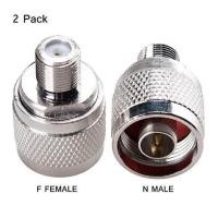 ราคา Connector Adapter N type male to F female และ F male สำหรับสาย 5D FB RG6 2 ชุด (421020848)