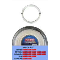 ราคา TOURNA PREMIUM POLY CUT เอ็นไม้เทนนิส 40ft 12m 17g 1 25mm ตัดแบ่งจากม้วนใหญ่ คุณภาพเดียวกันในราคาพิเศษ เอ็นกลมทนทาน ราคาประหยัด (9841192982)