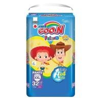 ราคา Goon Friend กูนน์ เฟรนด์ ผ้าอ้อมเด็กแบบกางเกง ซึมซับดีเยี่ยม เพิ่มขอบขากระชับ แพ็ค1 ห่อ (15227187672)