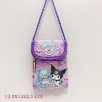 ราคา กระเป๋าสะพายห้อยคอฝาปิด กระเป๋าใส่เศษสตางค์ ลายเจ้าหญิงลายลิขสิทธิ์ ลาย Sanrio สินค้าขายดี (22696276704)