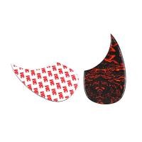 ราคา Pickguard Gitar Akustik สติกเกอร์กาวหนาติดในตัวสำหรับอุปกรณ์ประดับตกแต่งขนาด40 41 (22757047124)