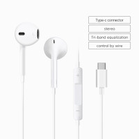 ราคา หูฟัง Type C ของแท้ หูฟังUSB C ชุดหูฟังมีสายสำหรับ อินเอียร์ และไมโครโฟนในตัว Type C for Xiaomi Samsung Huawei Vivo Oppo (23121824554)