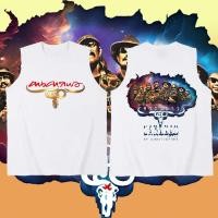 ราคา เสื้อกั๊กแขนกุด Carabao Band ผ้าCotton100 เสื้อยืดแขนสั้นพิมพ์ลายวง Carabao Rock Band เสื้อยืดคาราบาวT012 (22782648876)