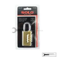 ราคา SOLO กุญแจล็อกกระเป๋าแบบรหัส 4หลัก ขนาด20mm และ 28mmรุ่น89 (5504572564)