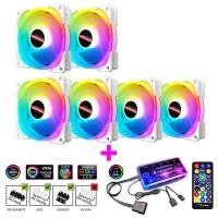 ราคา Cool Moon Double Pride II Case Fan 12cm Silent Inner and Outer Luminescence 5VARGB Synchronous Desktop Computer RGB Fanshid06 (19887884215)