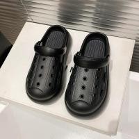 ราคา พร้อมส่งจากไทย รองเท้าแตะลําลอง รองเท้าคร็อคส์ พื้นหนา กันลื่น ระบายอากาศ น้ําหนักเบา สําหรับสตรี มีไซส์ 36 45 น้ำหนักเบา รองเท้าแตะEVA (23124305029)