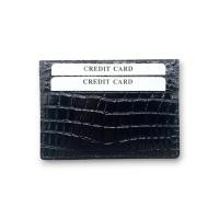 ราคา Benedetti No 196C ซองใส่การ์ด หนังวัวแท้ พิมพ์ลายจระเข้ เคลือบแก้ว สีดำ หรือสีน้ำตาลเข้ม (22858780320)