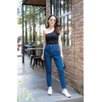 ราคา กางเกงยีนส์ทรงบอย เอวสูง (14545106951)