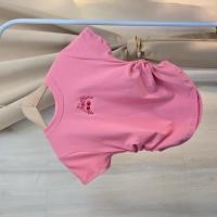 ราคา MesubShop เสื้อยืดคอกลมแขนสั้น ย่นข้างเอว ปักเชอร์รี่วิ้ง ผ้ายืดตามตัวทรงสวย พร้อมส่ง รุ่น ปักเชอรี่วิ้ง (22514950000)