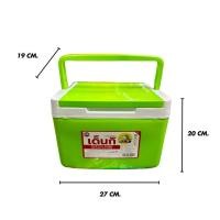 ราคา กระติกน้ำแข็ง เด็นกิ 5 ลิตร 19 27 20 วัสดุเกรด A ฝา top up ใช้สะดวก ทนความร้อน เย็น หูหิ้วแข็งแรง จับง่าย (23214961629)