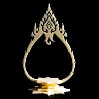 ราคา สีขาวงา ซุ้มแขวนพระ ฐานแขวนพระ วางพระหน้ารถ แขวนพระเครื่อง ตกแต่ง ประดับบ้าน ทรงคุณค่า t (2683320652)