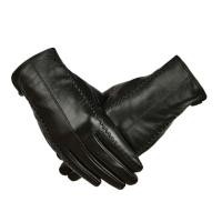 ราคา CRYSTAL CABIN Driving Full Finger Windproof Leather Gloves Apparel Accessories Winter Warm Touch Screen (22663279641)