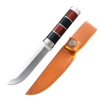 ราคา มีดสเต็กSD37 มีดหั่นสเต็ก มีดพก ด้ามไม้ พร้อมซอง (19953179368)