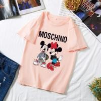 ราคา Moschino 7 สี พร้อมส่ง เสื่อยืดพิมพ์ลายมิกกี้ เสื้อยืดแฟชั่นมาแรง ผ้าดีใส่สบายราคาถูก ปลีก ส่ง S XXL (3766422102)