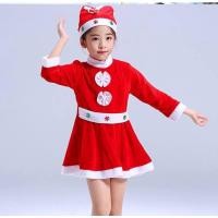 ราคา ชุดแซนตี้เด็ก ชุดซานต้าครอส พร้อมหมวกแซนตี้ (20817844865)