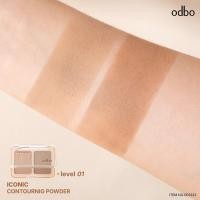 ราคา odbo Iconic Contouring Powder พาเลท คอนทัวร์ 2 เฉดสี โอดีบีโอ เฉดดิ้ง OD1323 (23285638504)