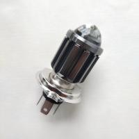 ราคา หลอดไฟหน้าLED ไฟหน้ามอเตอร์ไซค์ LED เลนส์นูน หัวมน แสงพุ้งตรง 2IN1 สีขาวและสีเหลือง H4 HS1 (8162356216)