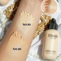 ราคา HF674 Sivanna Colors Velvet Touch Concealer Liquid Foundation SPF25 pa ซีเวียน่า รองพื้น 50 กรัม (10099159325)