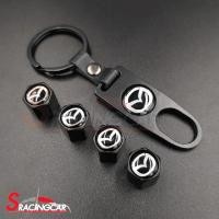 ราคา จุกลมยางรถยนต์ พร้อมโลโก้ จุกปิดลมยางพร้อมประแจ ฝาปิดจุกลม ยางรถยนต์ Mazda 1 ชุด 4 อัน Car Tire Valve Caps By Sracing (3988268172)