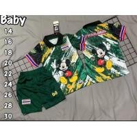 ราคา ชุดบอลเด็กไทย เด็กใส่ได้1ขวบถึง12ขวบ ลายพิมพ์เลเซอร์ ซักเครื่องได้ สีไม่ลอกสีไม่ตก (22281697143)