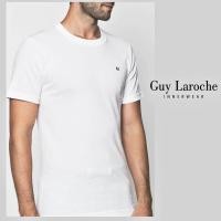 ราคา เสื้อยืดคุณภาพดี เสื้อยืดสีขาวGUY LAROCHE เสื้อยืดชายสีขาว JVU2423R8WH เสื้อยืดสตรีท (20393725941)