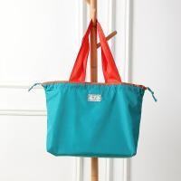 ราคา กระเป๋าผ้า สะพายข้าง สะพายไหล่แบบหูรูด พับได้ กันน้ำ กระเป๋าช้อปปิ้ง (23319702431)