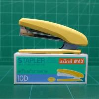 ราคา เครื่องเย็บกระดาษแม็กซ์ MAX No 10D สีเหลือง ใช้กับลวดเย็บเบอร์ 10 เย็บกระดาษได้หนา 15 แผ่น ความหนา 80 แกรม ความลึกในการเย็บ 6 ซม CCHAITIP STATIONERY เครื่องเขียน อุปกรณ์สำนักงาน ออฟฟิศ (409737260)
