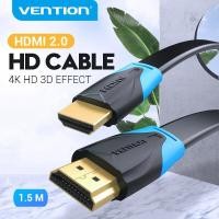 ราคา Vention เชื่อมทีวี HDMI Cable Flat 2 0 4K ของแท้ สายต่อโทรศัพท์tv HDMI to hdmi ต่อคอม Ethernet Adapter flat line For HDTV สายเชื่อมต่อ LCD Projector สาย hdmi ต่อทีวี ยาว 1 3 5 10m สายhdmi (1077452712)