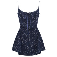 ราคา SuySuy พร้อมส่ง เดรสเกาหลี สายเดี่ยว ลายดอกไม้ มีแบบสั้นกับแบบยาว ผ้าเรย่อน ทรงเข้ารูป สไตล์น่ารักเรีบยง่าย (23222933264)