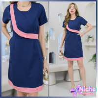 ราคา ชุดเดรส ทำงาน ป้าย Nuchy 199 (23282917577)