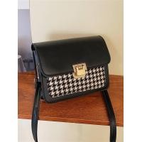 ราคา มาใหม่ พร้อมจัดส่ง กระเป๋าสะพาย กระเป๋าแฟชั่น เวอร์ชั่นเกาหลี เช็คกระเป๋า ใบเล็กน่ารัก กระเป๋าสะพายข้าง สีดำ สีน้ำตาล (23100471406)