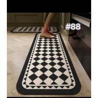 ราคา พรม พรมเช็คเท้าสำหรับห้องครัว กันลื่น ซึมซับน้ำดี ชุด 2 ชิ้น ชุด 40cm 60cm 40 120cm ZONE พรม (23212585207)