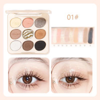 ราคา Xixi 9 สีอายแชโดว์ Palette ติดทนนานกันน้ํา Matte Non Flying Powder Eyeshad (23117138137)